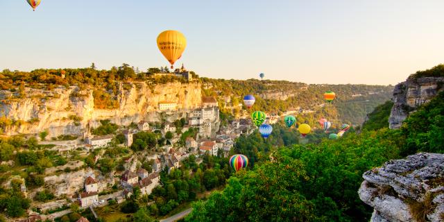 Montgolfiades à Rocamadour