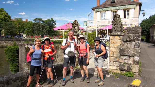 Pélerins à Figeac