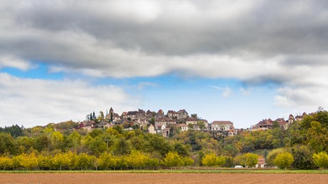 Vue sur le Village de Calvignac