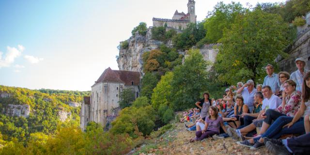 Au départ des Montgolfiades à Rocamadour