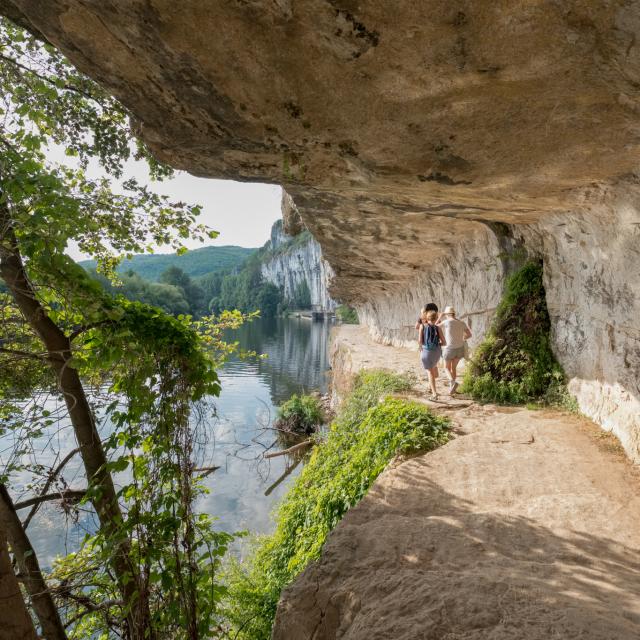 Balade sur le chemin de halage, Bouziès