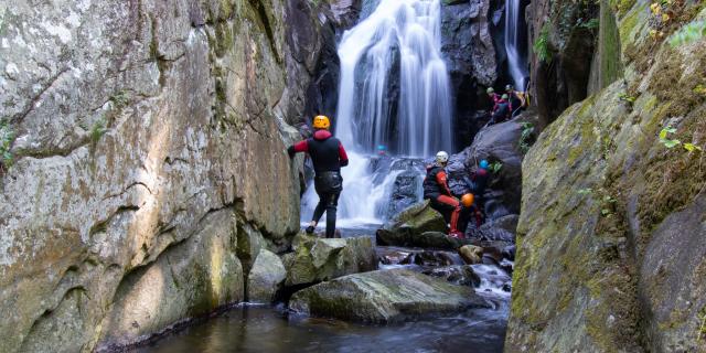 Canyoning à la cascade du Saut Grand