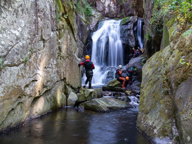 Canyoning à la cascade du Saut Grand