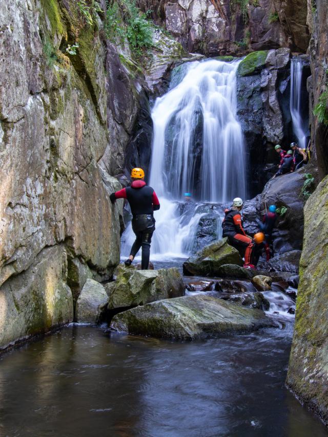 Canyoning à la cascade du Saut Grand