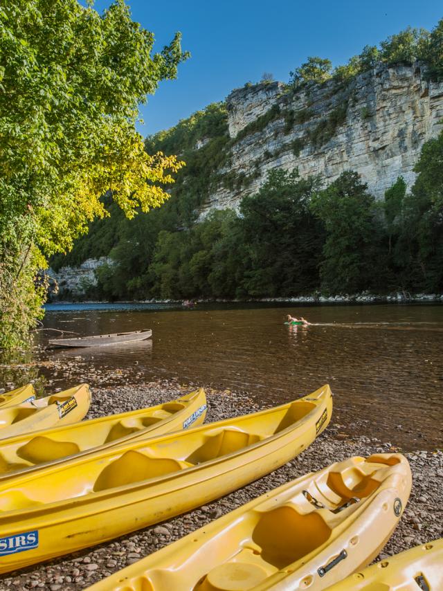 Départ canoë sur la Dordogne - Port Loisirs à Creysse