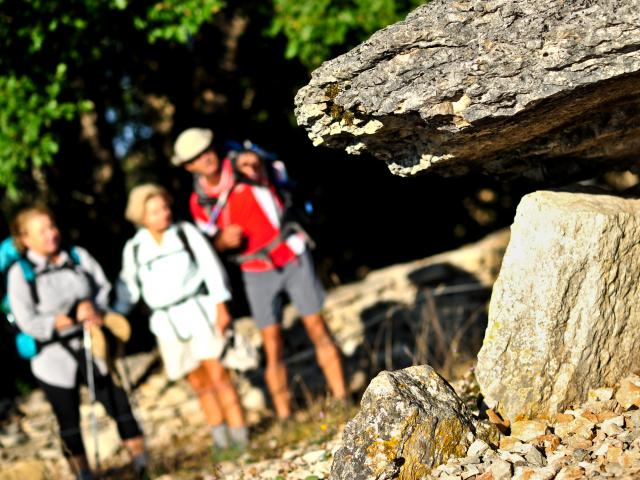 Dolmen de Pech Laglaire Gréalou - GR 65