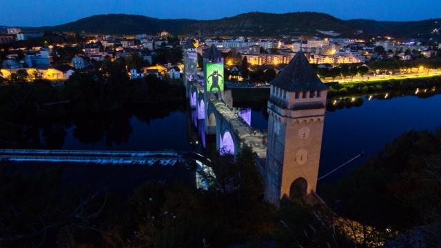 Pont Valentré - illuminations 2014