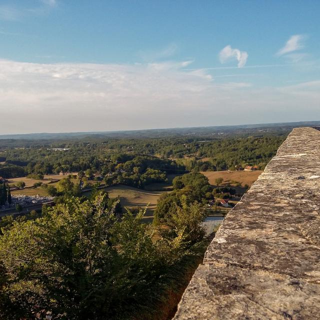 La Bouriane vue depuis le point de vue de Gourdon