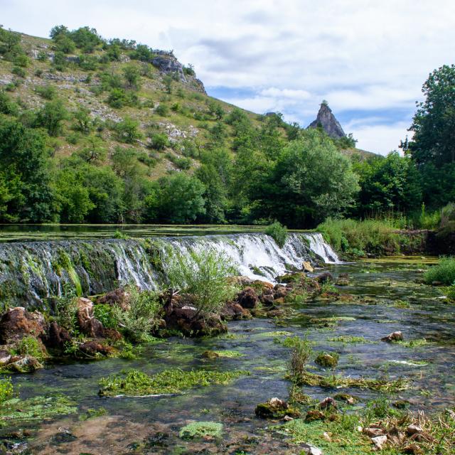 L'Ouysse depuis le Moulin de Cougnaguet