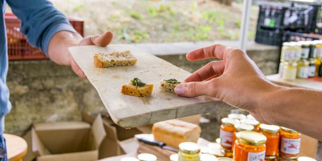 Marché de producteurs à Montcuq