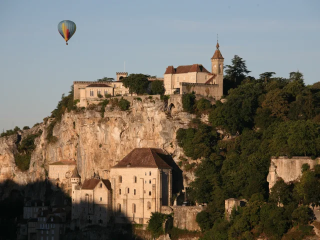 Montgolfière à Rocamadour