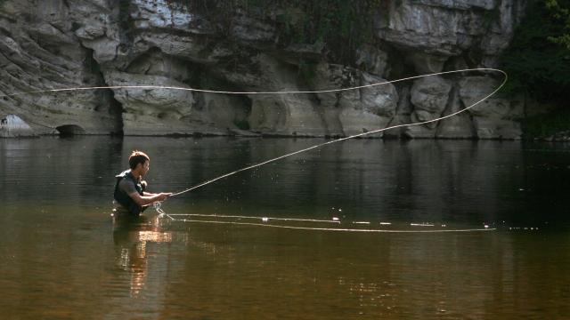 Pêche à la mouche - Vallée de la Dordogne