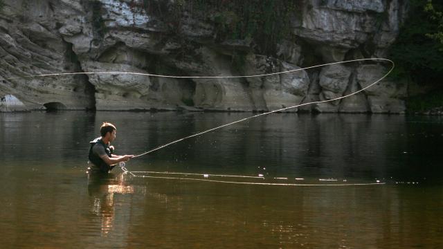 Pêche à la mouche - Vallée de la Dordogne