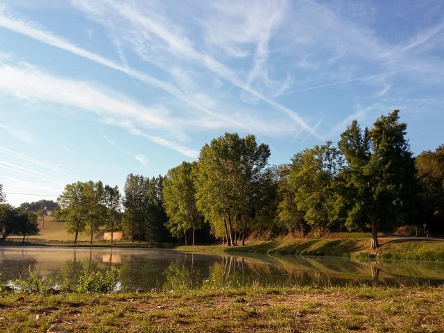 Plan d'eau de pêche à Gourdon