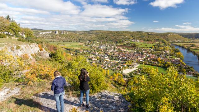 Point de vue sur Cajarc au Lieu-dit La Plogne