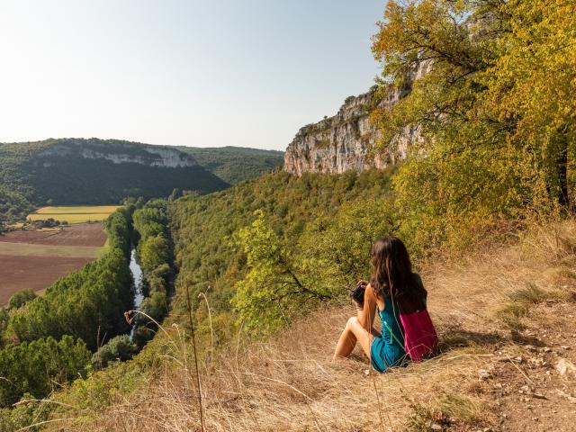 Point de vue sur la vallée du Célé