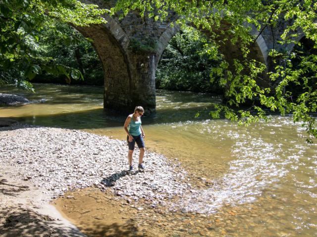 Pont sur le Célé à Saint Jean Mirabel