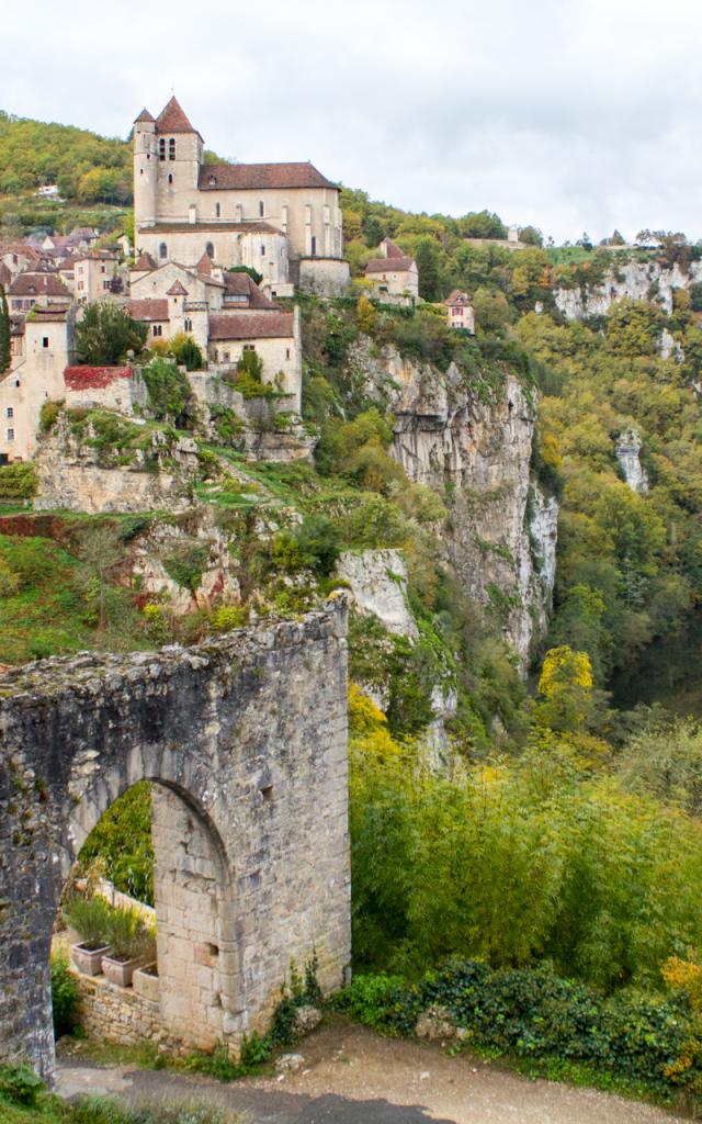 Porte de Rocamadour à Saint-Cirq-Lapopie