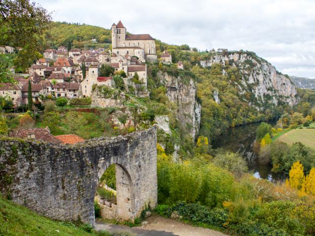 Porte de Rocamadour à Saint-Cirq-Lapopie