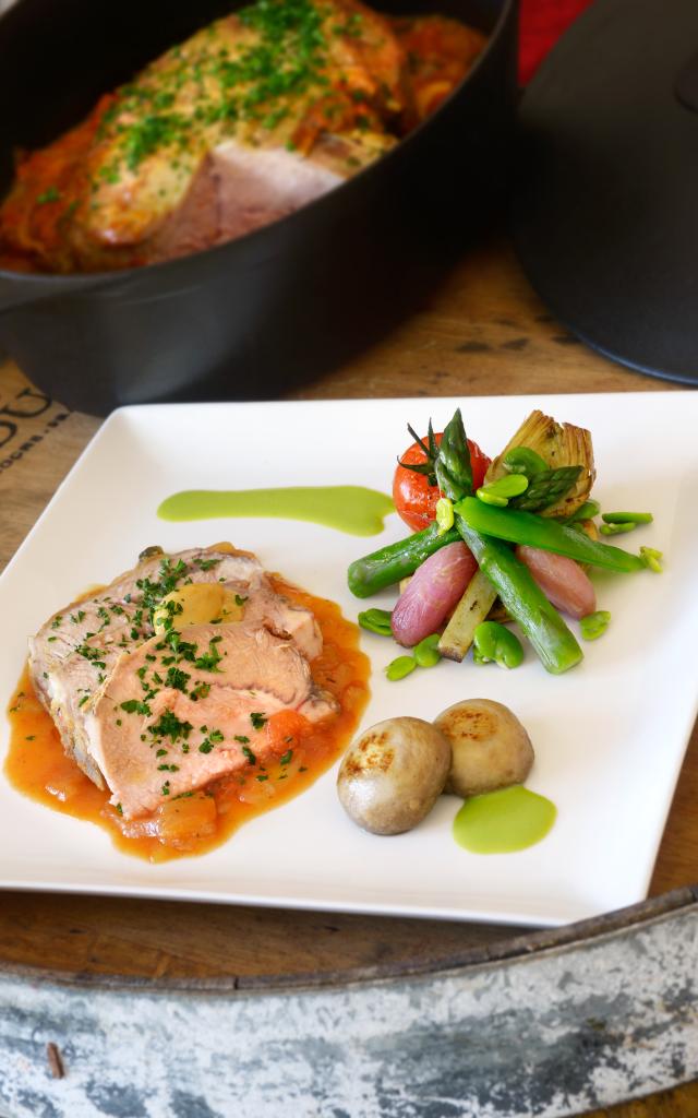 Quasi de veau comme le faisait ma mamie - restaurant Au Fil des douceurs