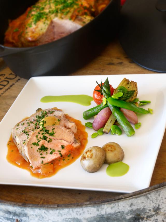 Quasi de veau comme le faisait ma mamie - restaurant Au Fil des douceurs