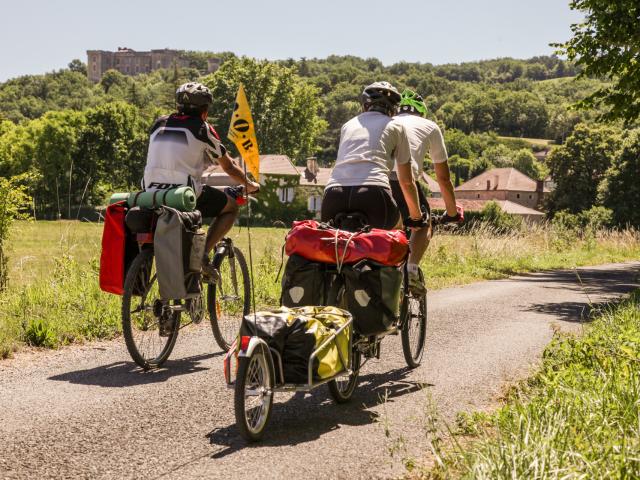 Sur la Véloroute à Grézels