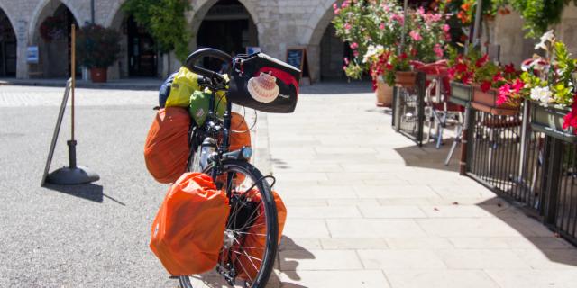 Vélo d'un pélerin de Saint-Jacques