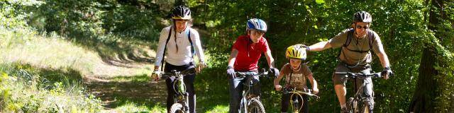 Vtt en famille dans le Ségala