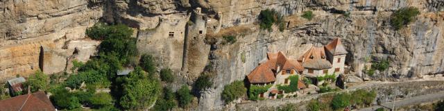 Vue aérienne de Cabrerets