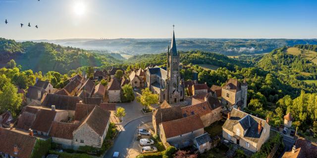 Vue aérienne du Village de Faycelles