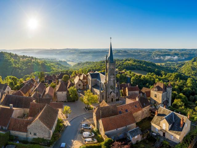 Vue aérienne du Village de Faycelles