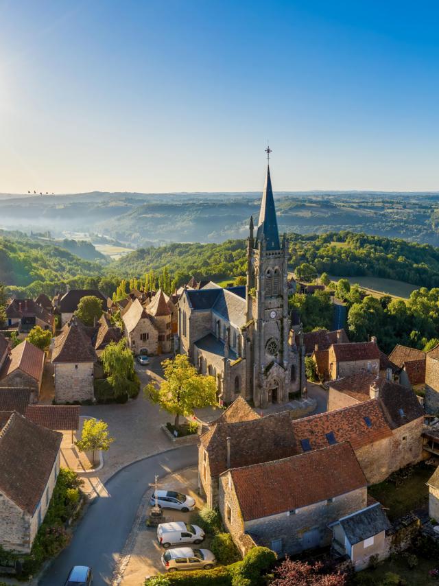 Vue aérienne du Village de Faycelles