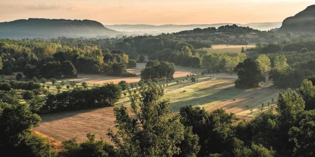 Vallée de la Dordogne, point de vue de Mirandol