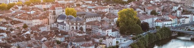 Vue sur le vieux Cahors