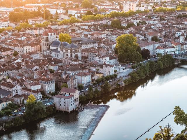 Vue sur le vieux Cahors