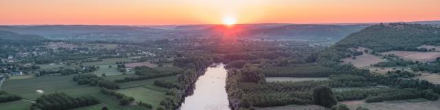 Vallée de la Dordogne, point de vue du Roc des Monges