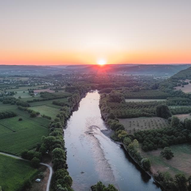 Vallée de la Dordogne, point de vue du Roc des Monges