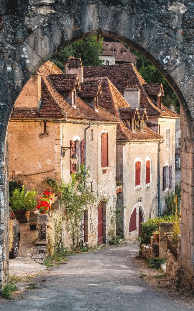 Porte de Rocamadour à Saint-Cirq-Lapopie