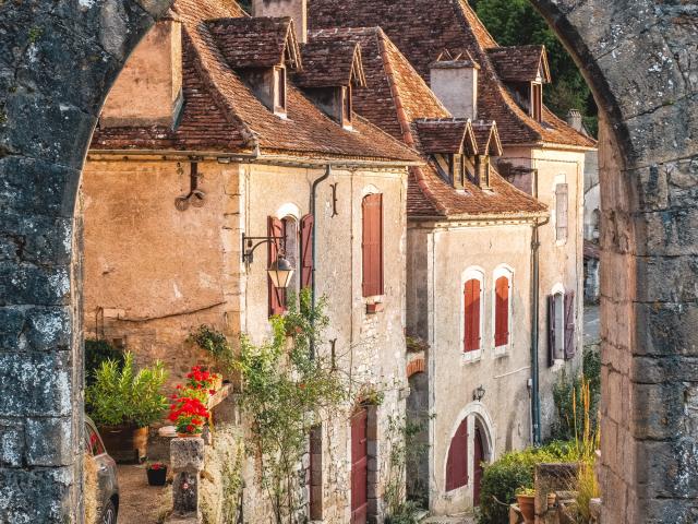 Porte de Rocamadour à Saint-Cirq-Lapopie