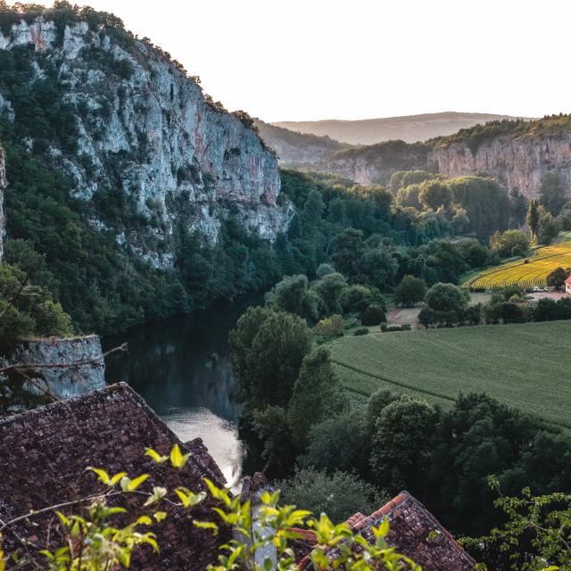 Vallée du Lot à Saint-Cirq