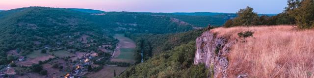 Point de vue sur Espagnac, vallée du Célé