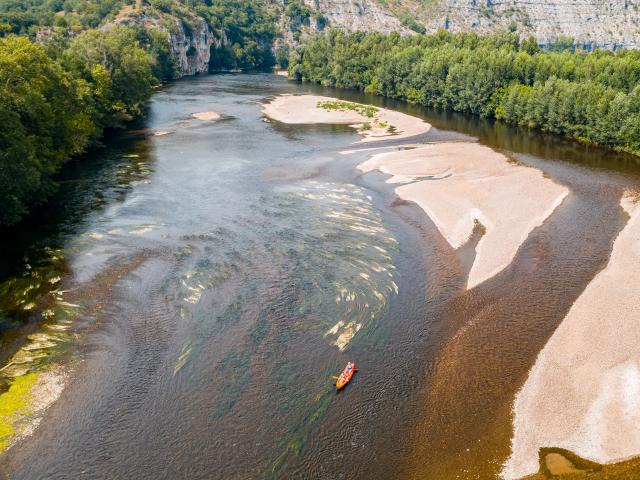 Canoë sur la Dordogne à Pinsac