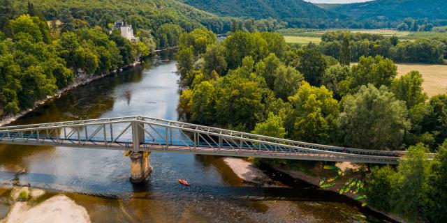 Vallée de la Dordogne au Pont de Pinsac