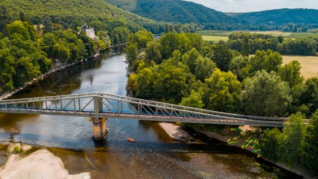 Vallée de la Dordogne au Pont de Pinsac