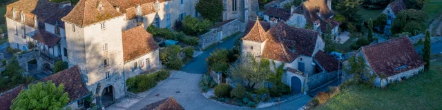 Vue aérienne d'Espagnac-Sainte-Eulalie | Lot Tourisme - C. Novello