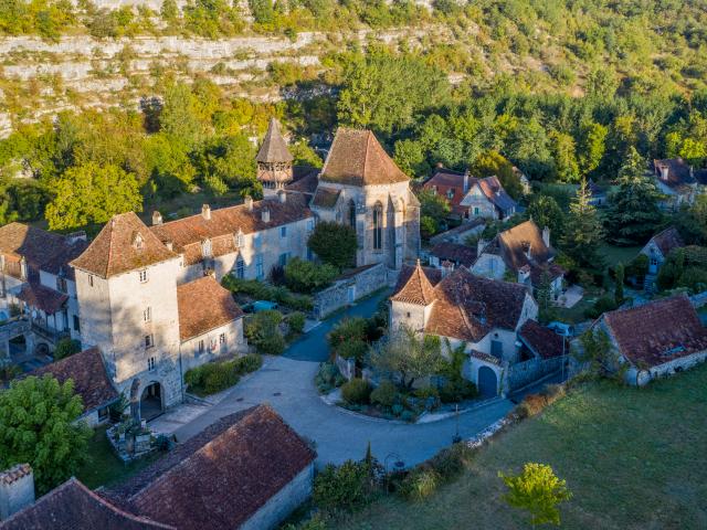 Vue aérienne d'Espagnac-Sainte-Eulalie | Lot Tourisme - C. Novello