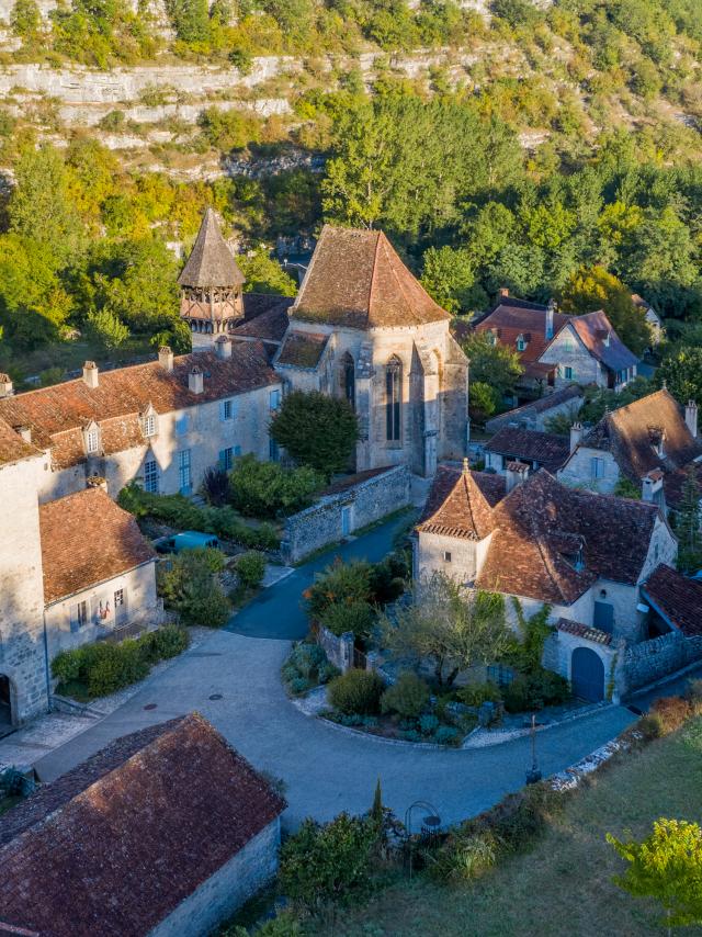 Vue aérienne d'Espagnac-Sainte-Eulalie | Lot Tourisme - C. Novello