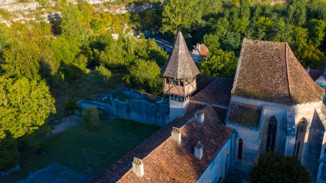 Vue aérienne d'Espagnac-Sainte-Eulalie | Lot Tourisme - C. Novello