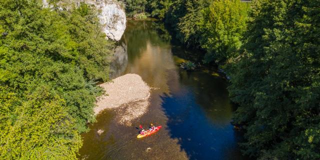 Canoë sur le Célé au Liauzu