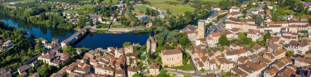 PVue aérienne de Puy-l'Evêque